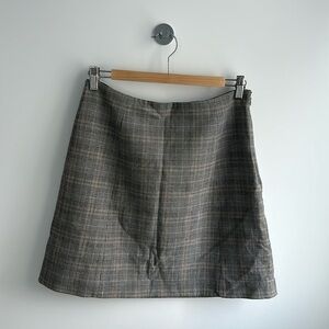 Aritzia Babaton Plaid Hopper Skirt